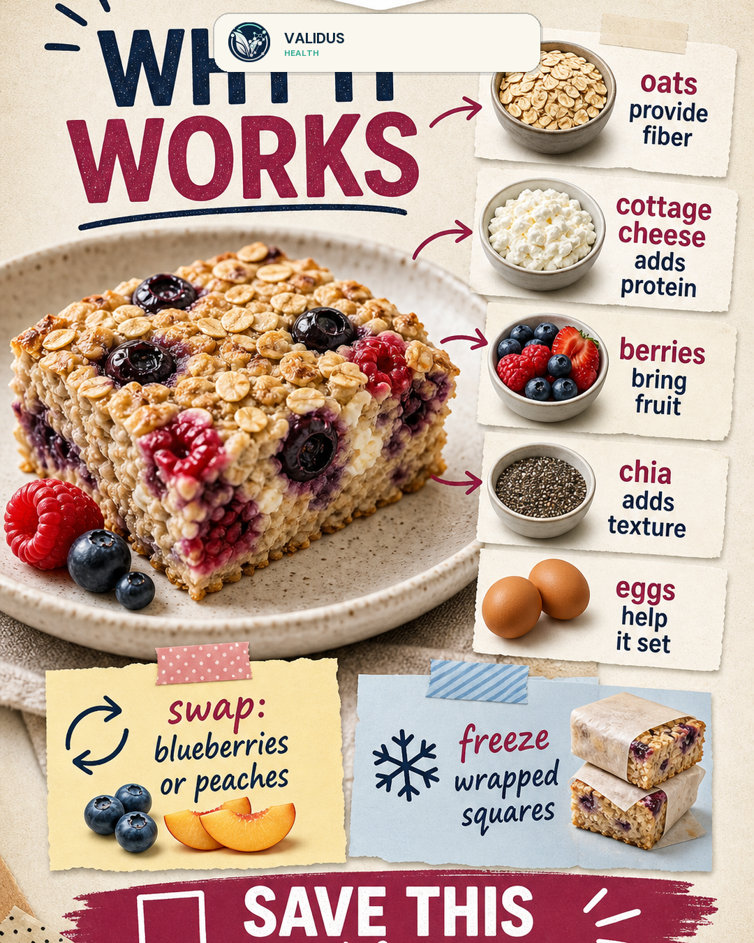 Berry Oat Cottage Cheese Breakfast Bake slide 4