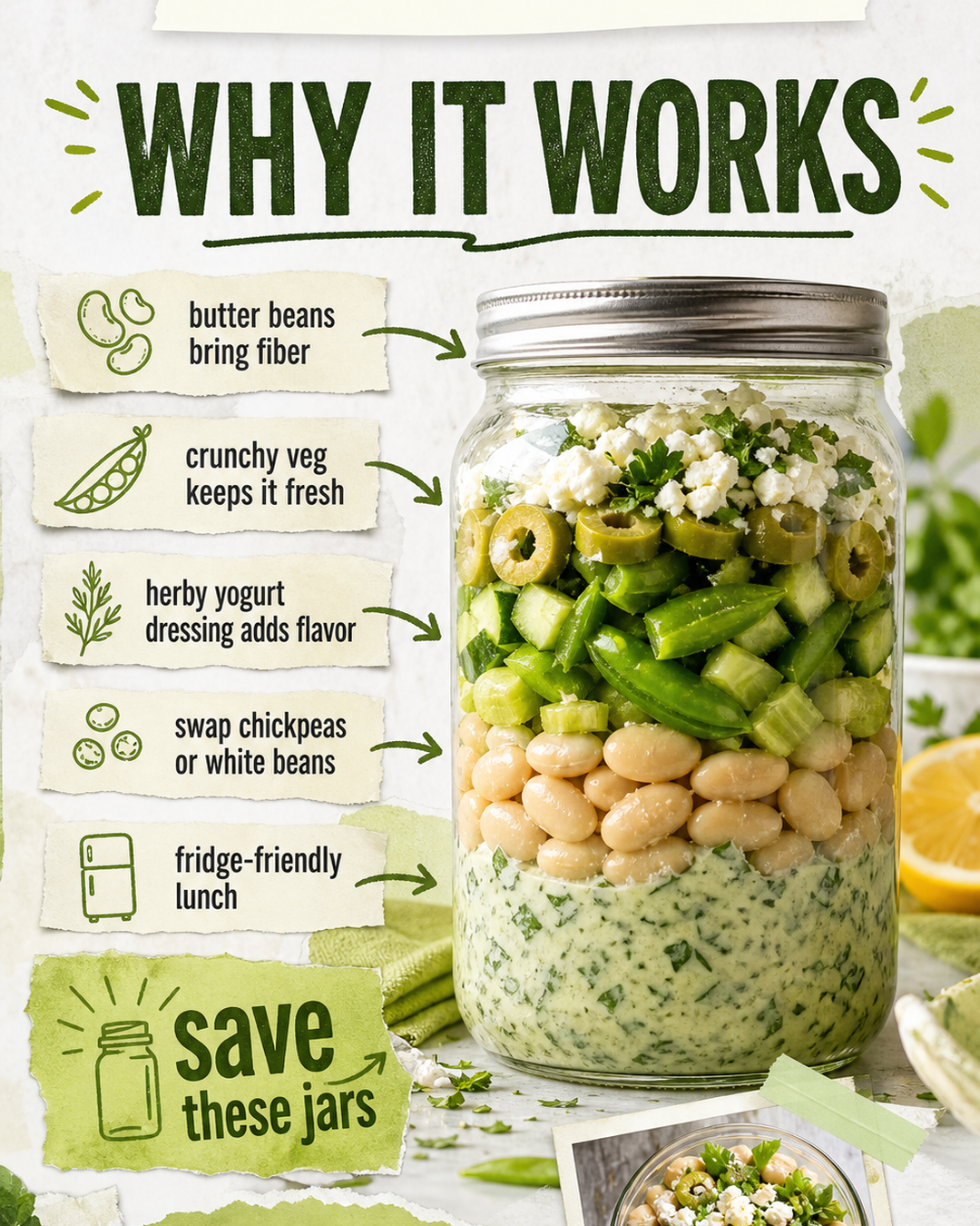 Green Goddess Butter Bean Crunch Jars slide 4