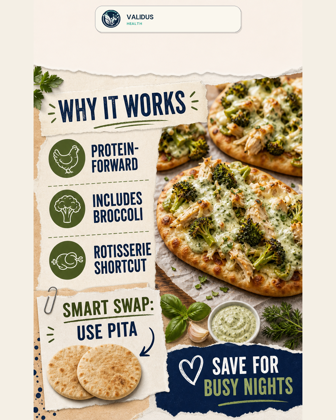 Green Goddess Chicken Flatbread Melts slide 4