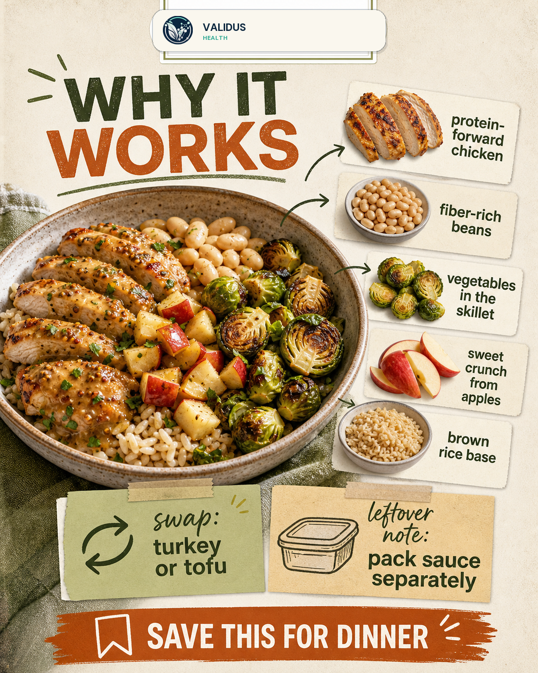 Maple-Mustard Chicken Apple Skillet slide 4