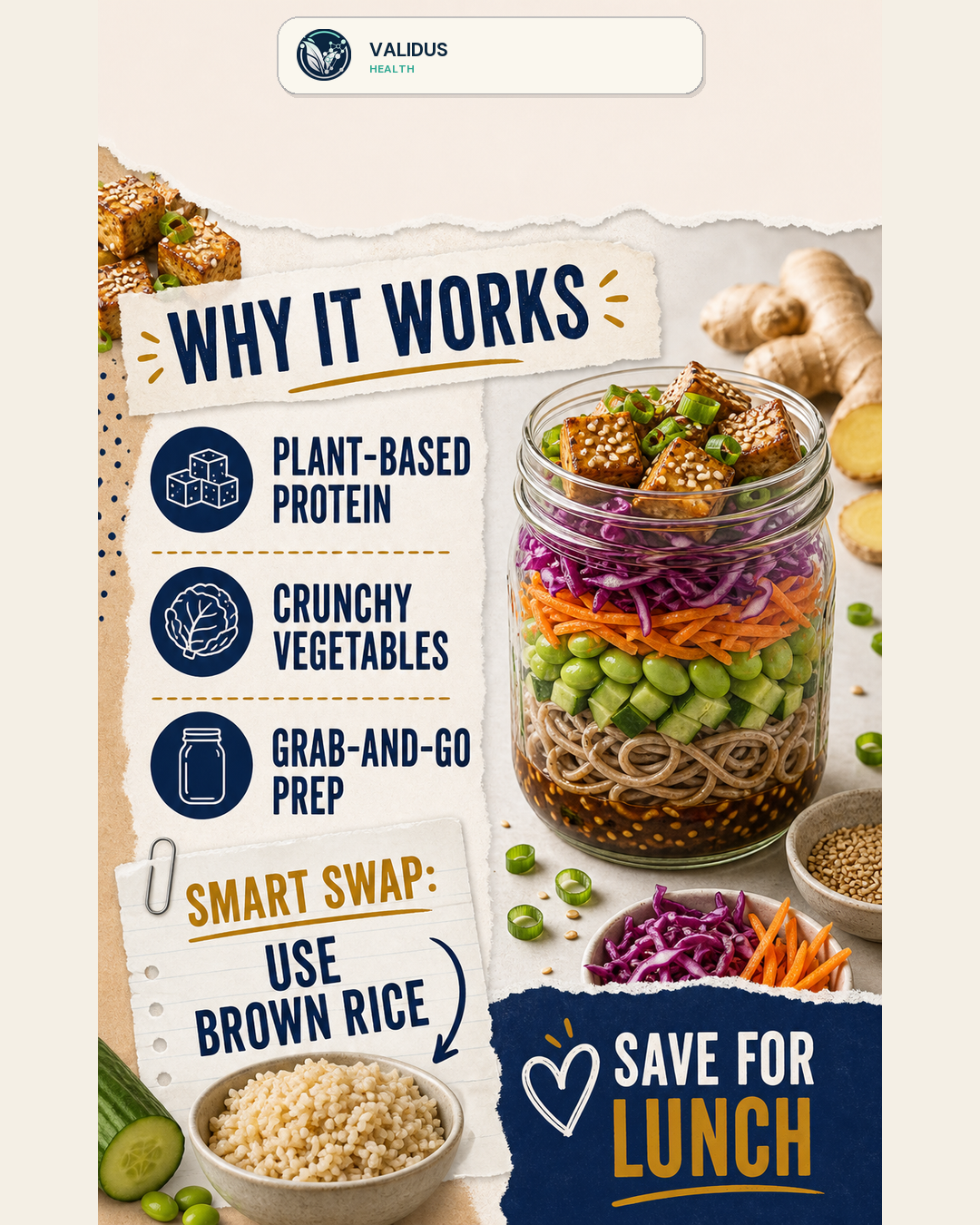 Miso-Ginger Tofu Soba Crunch Jars slide 4
